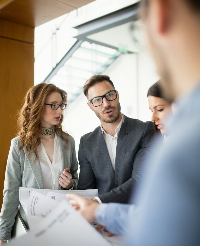 Business meeting and teamwork by business people